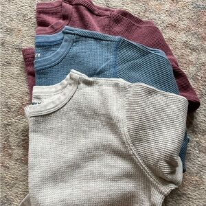 Set of 3 Old Navy thermal long sleeved shirts